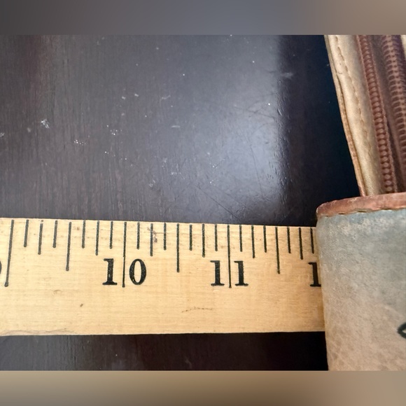 ZIMBELMANN Hand painted Leather Shoulder Bag Floral Purse Signed Z Logo 12x11x2” - Picture 10 of 16